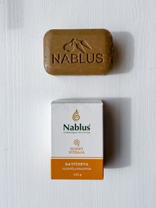 Nablus luomuoliivi&ouml;ljysaippua, hunaja