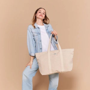 Weekend Bag, juutti/luomupuuvilla