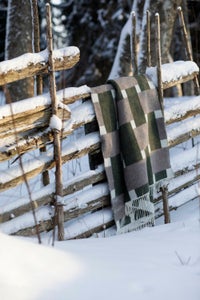 PUNOS villahuopa, beige-oliivi-valkoinen