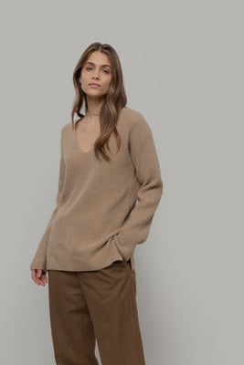 Ester V-neck kashmirneule