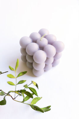 Kuplakynttilä, 100% mehiläisvaha - laventeli