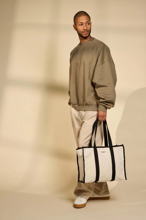 Oscar juutti/luomupuuvilla laukku