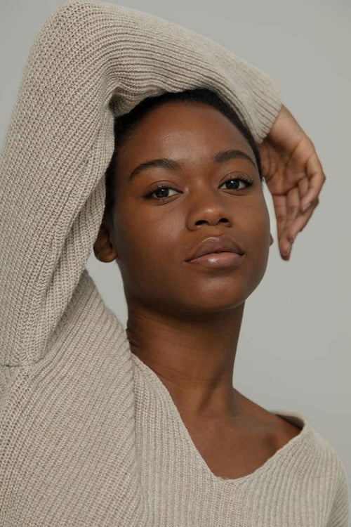 Ester V-neck kashmirneule