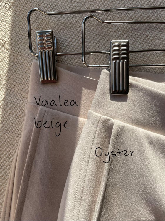 Leia leve&auml;t housut, vaalea beige