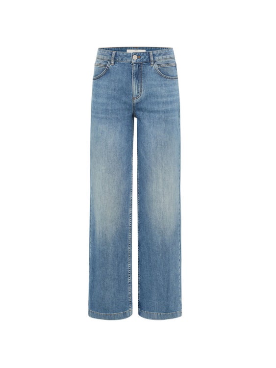 Marlene leve&auml;t farkut, stonewash blue denim