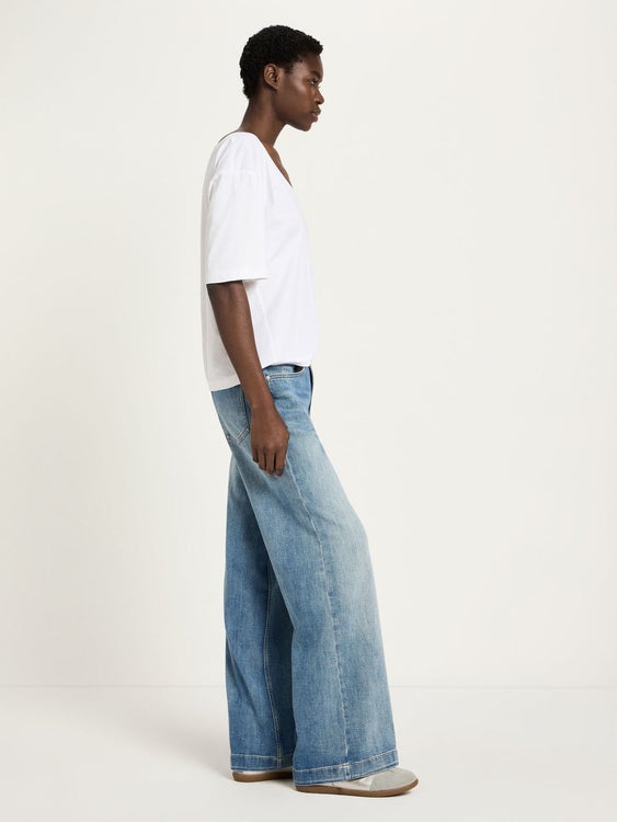 Marlene leve&auml;t farkut, stonewash blue denim
